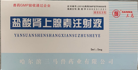 鹽酸腎上腺素--哈爾賓三馬  主要用于心臟驟停的急救；緩解嚴(yán)重過敏性疾患的癥狀；亦常與局部麻醉藥配伍，以延長局部麻醉持續(xù)時間。