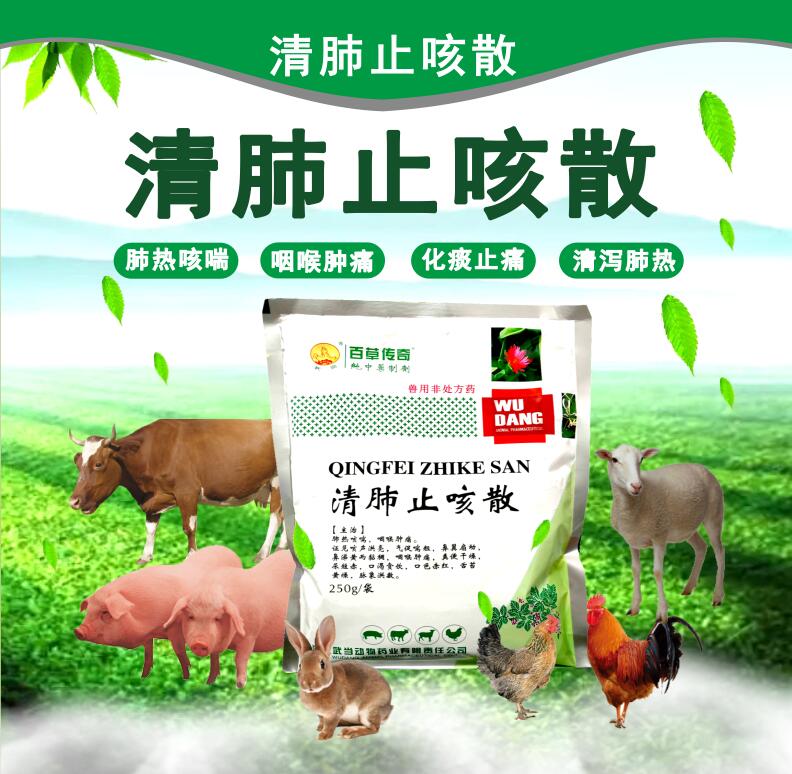 清肺止咳散 清瀉肺熱，化痰止痛，咳喘，咽喉腫痛