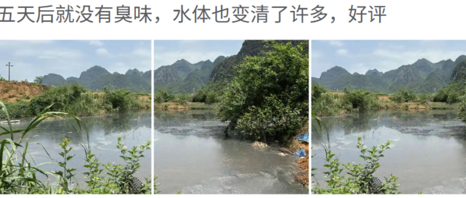 客戶(hù)對(duì)高效率污水生物處理活菌劑（養(yǎng)殖場(chǎng)污水生物處理劑）效果好評(píng)如潮4.jpg